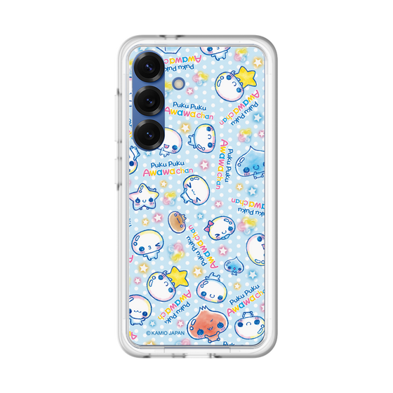 スリムプロテクションプレミアムケース［ ぷくぷくあわわちゃん - 総柄 ］