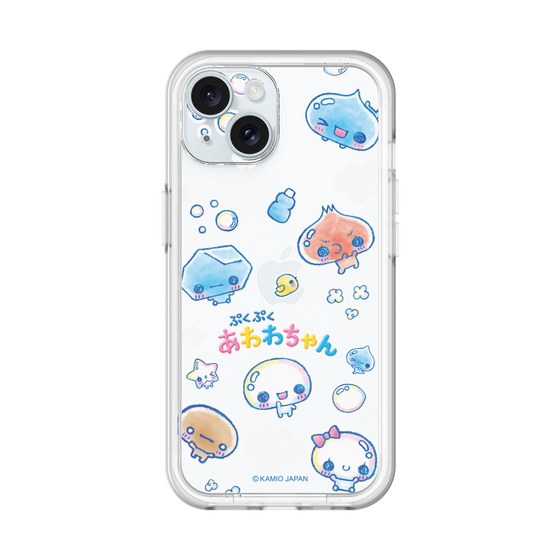 スリムプロテクションプレミアムケース［ ぷくぷくあわわちゃん - ステッカー ］