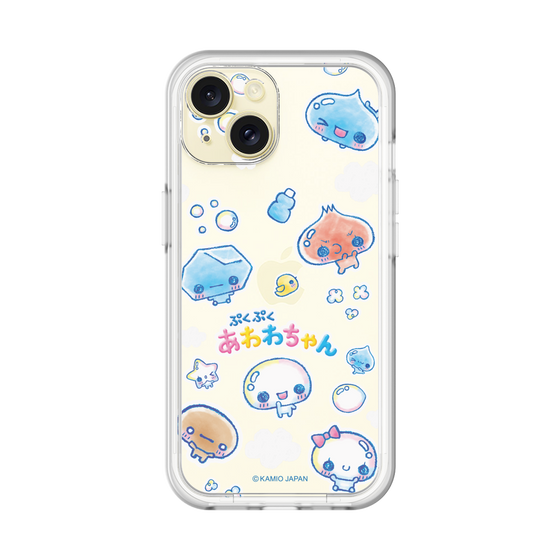 スリムプロテクションプレミアムケース［ ぷくぷくあわわちゃん - ステッカー ］