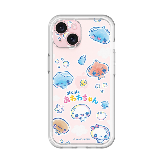スリムプロテクションプレミアムケース［ ぷくぷくあわわちゃん - ステッカー ］