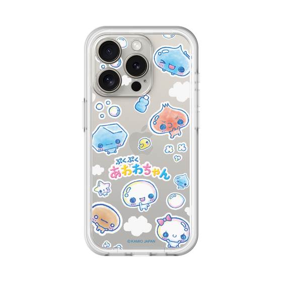スリムプロテクションプレミアムケース［ ぷくぷくあわわちゃん - ステッカー ］