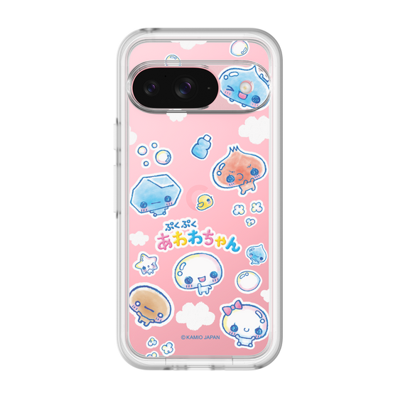 スリムプロテクションプレミアムケース［ ぷくぷくあわわちゃん - ステッカー ］