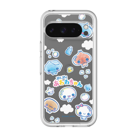 スリムプロテクションプレミアムケース［ ぷくぷくあわわちゃん - ステッカー ］