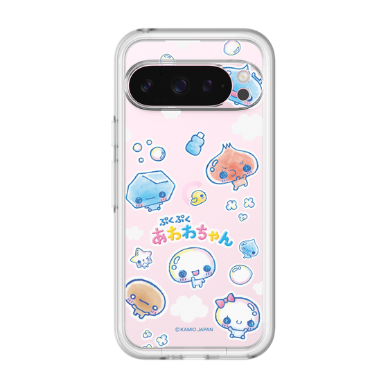 スリムプロテクションプレミアムケース［ ぷくぷくあわわちゃん - ステッカー ］