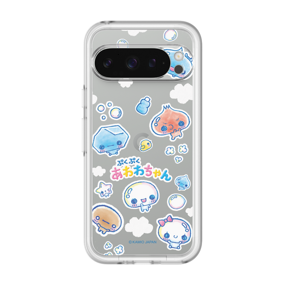 スリムプロテクションプレミアムケース［ ぷくぷくあわわちゃん - ステッカー ］
