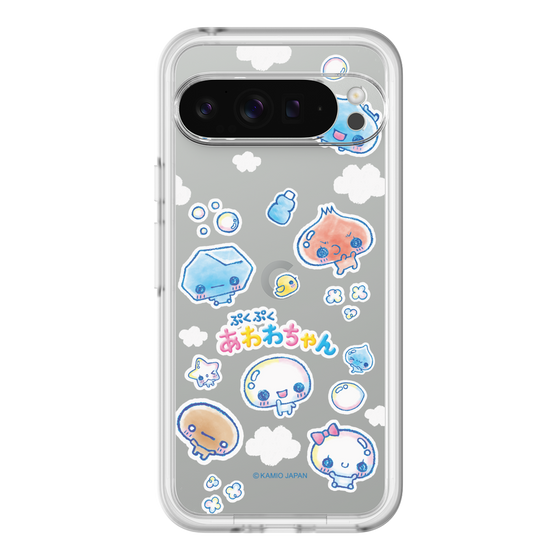 スリムプロテクションプレミアムケース［ ぷくぷくあわわちゃん - ステッカー ］