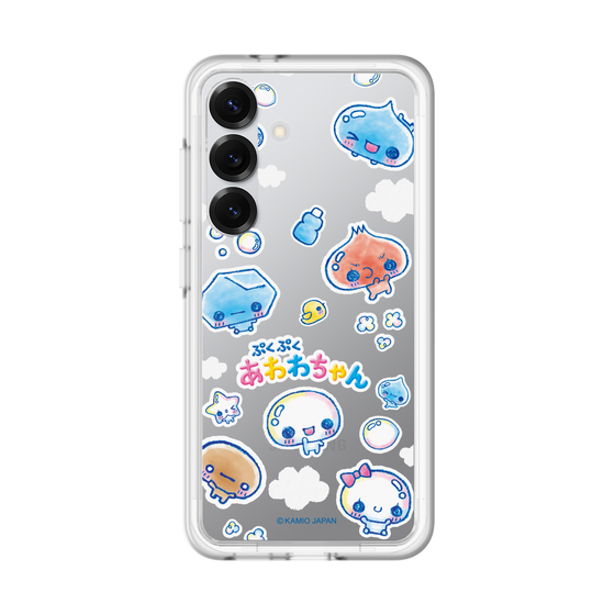 スリムプロテクションプレミアムケース［ ぷくぷくあわわちゃん - ステッカー ］
