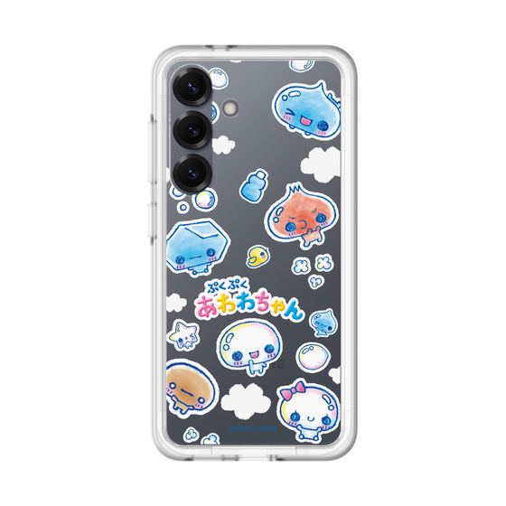 スリムプロテクションプレミアムケース［ ぷくぷくあわわちゃん - ステッカー ］
