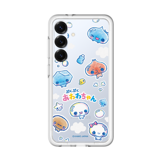 スリムプロテクションプレミアムケース［ ぷくぷくあわわちゃん - ステッカー ］