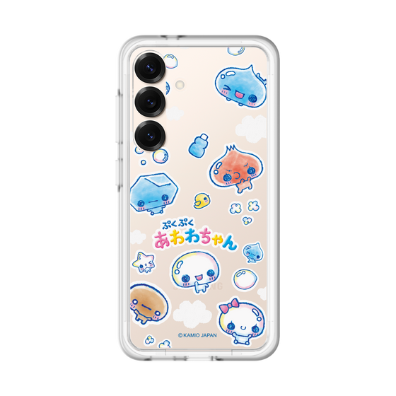 スリムプロテクションプレミアムケース［ ぷくぷくあわわちゃん - ステッカー ］