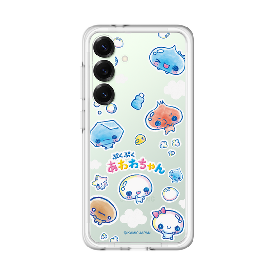 スリムプロテクションプレミアムケース［ ぷくぷくあわわちゃん - ステッカー ］