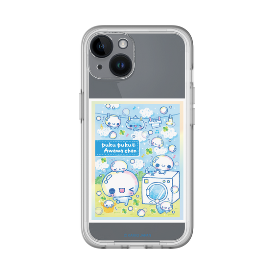 スリムプロテクションプレミアムケース［ ぷくぷくあわわちゃん - ランドリー ］