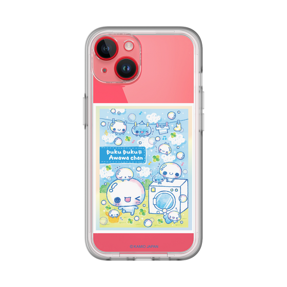 スリムプロテクションプレミアムケース［ ぷくぷくあわわちゃん - ランドリー ］