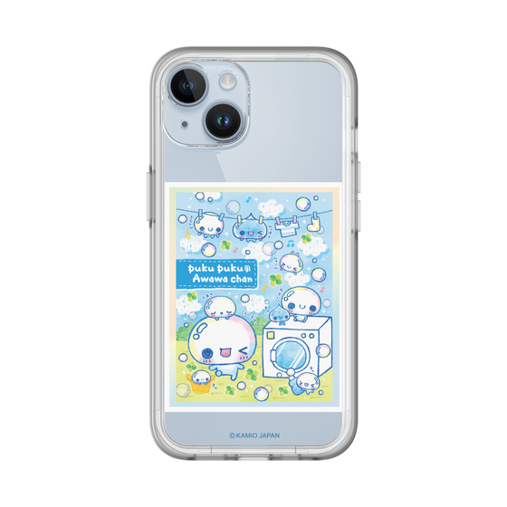 スリムプロテクションプレミアムケース［ ぷくぷくあわわちゃん - ランドリー ］