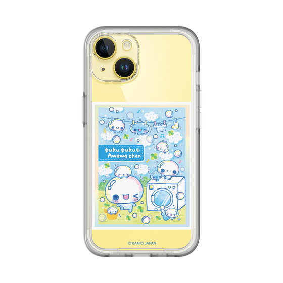 スリムプロテクションプレミアムケース［ ぷくぷくあわわちゃん - ランドリー ］