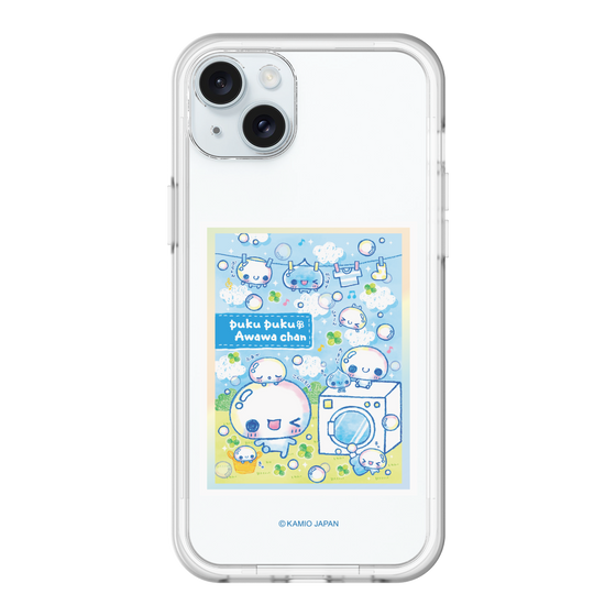 スリムプロテクションプレミアムケース［ ぷくぷくあわわちゃん - ランドリー ］