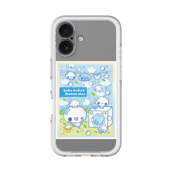 スリムプロテクションプレミアムケース［ ぷくぷくあわわちゃん - ランドリー ］