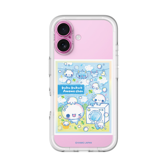 スリムプロテクションプレミアムケース［ ぷくぷくあわわちゃん - ランドリー ］