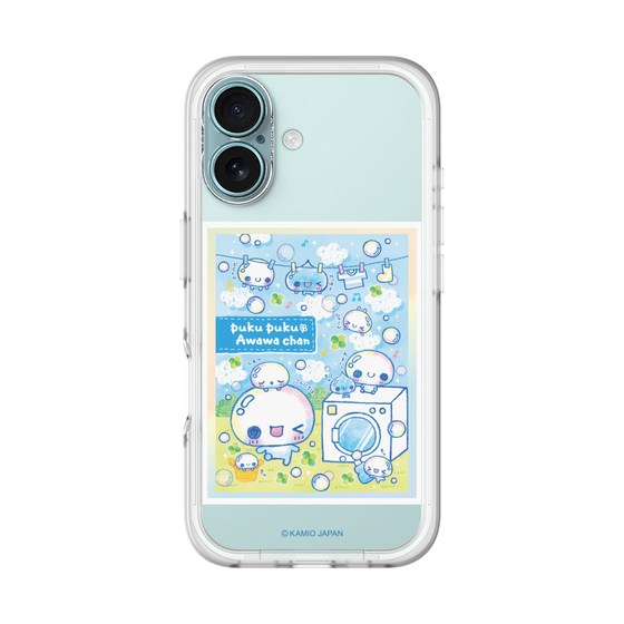 スリムプロテクションプレミアムケース［ ぷくぷくあわわちゃん - ランドリー ］