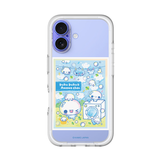 スリムプロテクションプレミアムケース［ ぷくぷくあわわちゃん - ランドリー ］