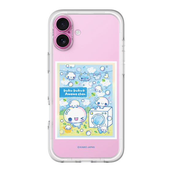 スリムプロテクションプレミアムケース［ ぷくぷくあわわちゃん - ランドリー ］