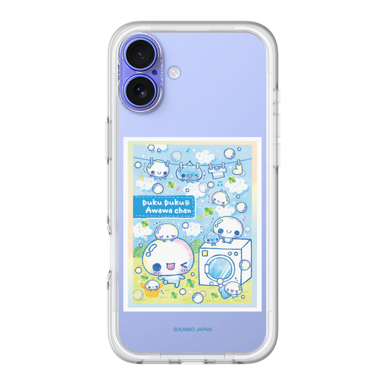 スリムプロテクションプレミアムケース［ ぷくぷくあわわちゃん - ランドリー ］
