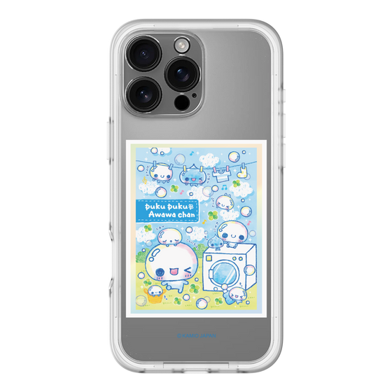 スリムプロテクションプレミアムケース［ ぷくぷくあわわちゃん - ランドリー ］