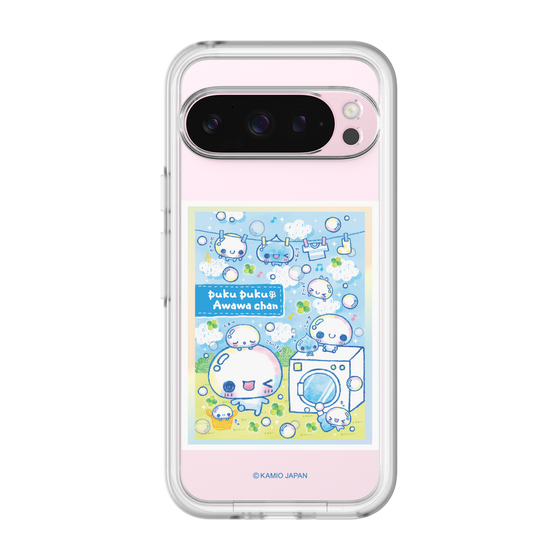 スリムプロテクションプレミアムケース［ ぷくぷくあわわちゃん - ランドリー ］