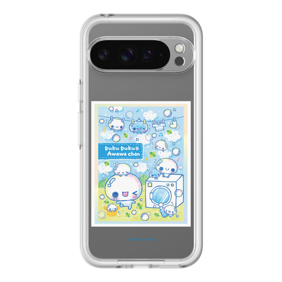 スリムプロテクションプレミアムケース［ ぷくぷくあわわちゃん - ランドリー ］