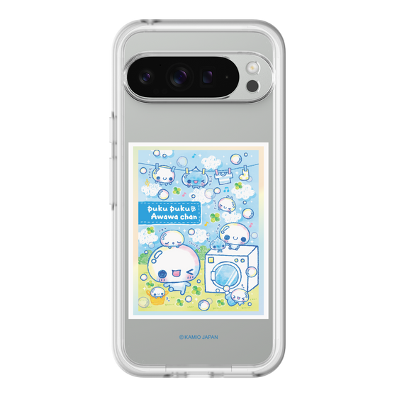 スリムプロテクションプレミアムケース［ ぷくぷくあわわちゃん - ランドリー ］