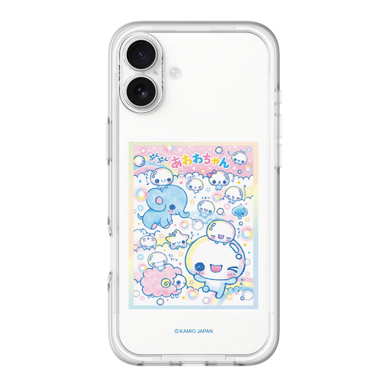 スリムプロテクションプレミアムケース［ ぷくぷくあわわちゃん - お友達 ］
