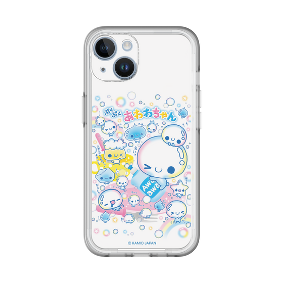 スリムプロテクションプレミアムケース［ ぷくぷくあわわちゃん - あわあわ ］