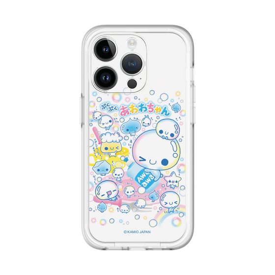 スリムプロテクションプレミアムケース［ ぷくぷくあわわちゃん - あわあわ ］