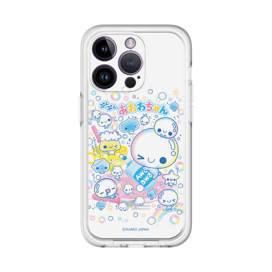 スリムプロテクションプレミアムケース［ ぷくぷくあわわちゃん - あわあわ ］