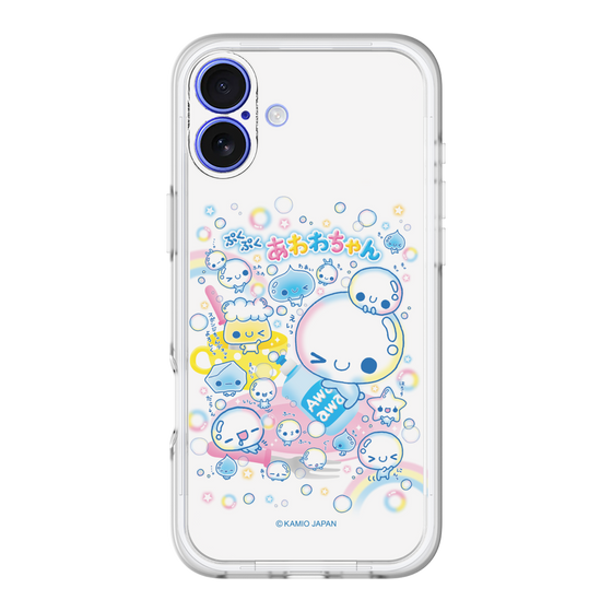スリムプロテクションプレミアムケース［ ぷくぷくあわわちゃん - あわあわ ］