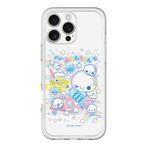 スリムプロテクションプレミアムケース［ ぷくぷくあわわちゃん - あわあわ ］