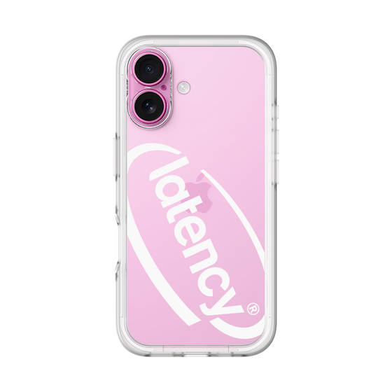 スリムプロテクションプレミアムケース［ LATENCY - Circle logo - Clear ］