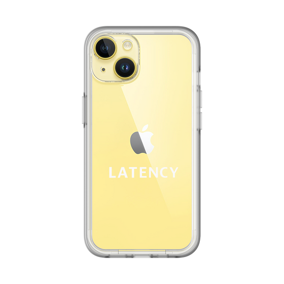 スリムプロテクションプレミアムケース［ LATENCY - Logotype - Clear ］