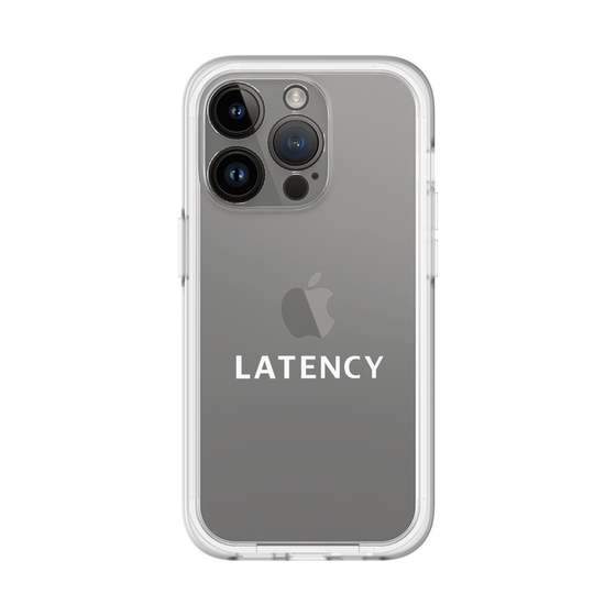 スリムプロテクションプレミアムケース［ LATENCY - Logotype - Clear ］