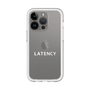 スリムプロテクションプレミアムケース［ LATENCY - Logotype - Clear ］