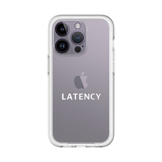 スリムプロテクションプレミアムケース［ LATENCY - Logotype - Clear ］