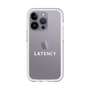 スリムプロテクションプレミアムケース［ LATENCY - Logotype - Clear ］