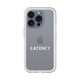 スリムプロテクションプレミアムケース［ LATENCY - Logotype - Clear ］