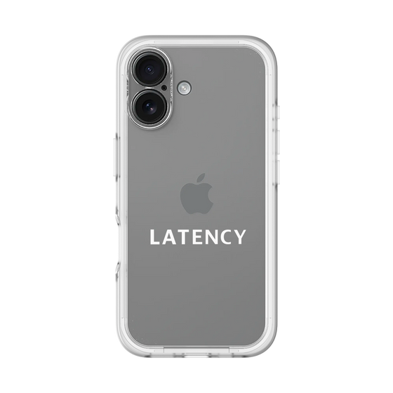 スリムプロテクションプレミアムケース［ LATENCY - Logotype - Clear ］