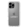 スリムプロテクションプレミアムケース［ LATENCY - Logotype - Clear ］