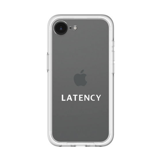 スリムプロテクションプレミアムケース［ LATENCY - Logotype - Clear ］