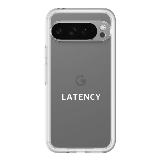 スリムプロテクションプレミアムケース［ LATENCY - Logotype - Clear ］