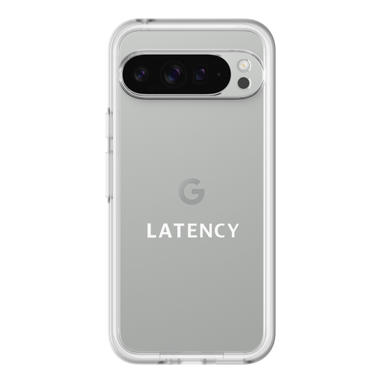スリムプロテクションプレミアムケース［ LATENCY - Logotype - Clear ］
