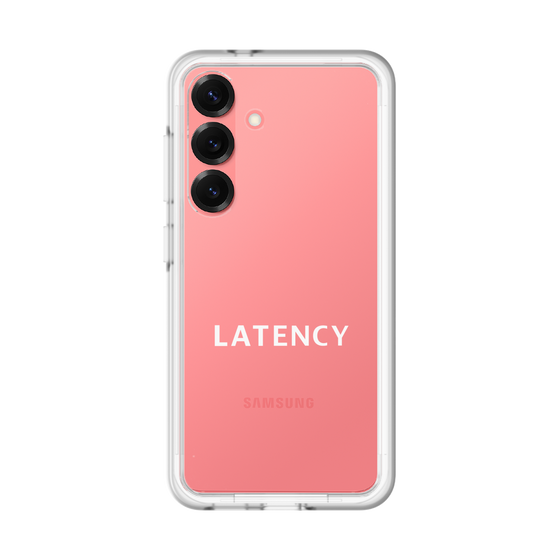 スリムプロテクションプレミアムケース［ LATENCY - Logotype - Clear ］