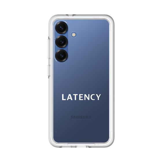 スリムプロテクションプレミアムケース［ LATENCY - Logotype - Clear ］